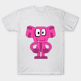 Pink 3D Robot girl T-Shirt